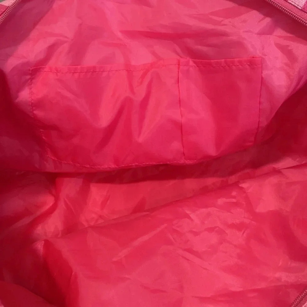 Victoria’s Secret Icon Pink Stripe Weekender Large Duffle Bag - Picture 12 of 12